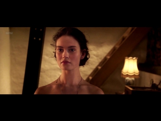 porn лили джеймс lily james голая в фильме исключение 2016 hd