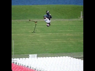 porn backflip on scooter on the big ramp hd