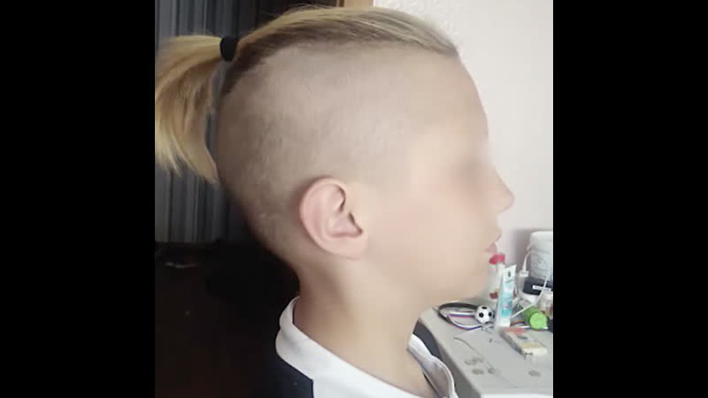 porn школьника переводят на домашнее обучение из за причёски man bun hd