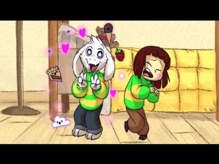 porn asriel and chara undertale комикс слишком много милоты hd
