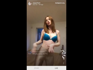 porn southern american pepper hart teases and dances hd