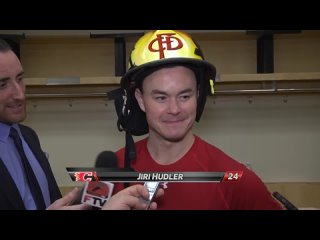 porn post game interview jiri hudler hd