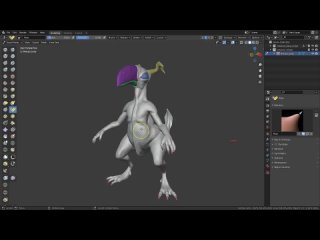 porn скульптинг в blender полный рабочий процесс создания существа hd