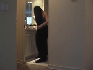 porn hair very long hair washing and combing floor length hair shampoo hd