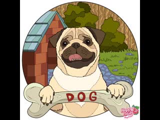 porn coloring маленький мопсик с большой косточкой small pug with a big bone hd