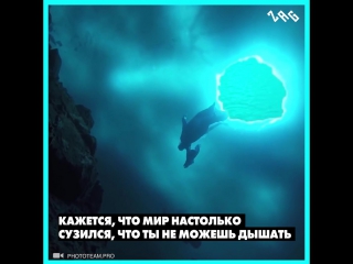porn русалка подо льдом наталья авсеенко плавает в ледяной воде совершенно обнаженная hd
