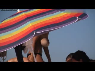 porn huge tits topless beach hd