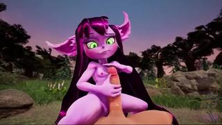 porn league of legends riot games lulu the fae sorceress tristana yordle artist moistcavitymap anal anal sex breasts cum hd