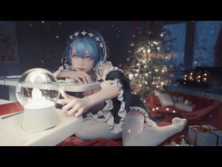 porn рем на рождество жизнь с нуля в альтернативном мире rem at christmas rezero starting life in another world hd