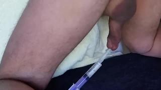 porn дойка простаты вакуумом и катетром prostate milking with syringe vacuum plug hd