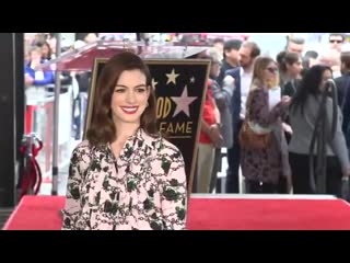 porn anne hathaway stepping on herself la opening of a star on the hollywood walk of fame 9 05 hd