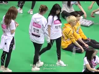 porn when twice were being dorks at isac and piled onto each other so biker mina started driving them all on a pretend hd