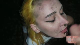 porn повалялась в грязи и получила сперму forest whore wildly dirty walk public anal gape prolapse piss pee пролапс анал hd