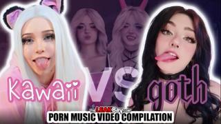 porn comp kawaii vs goth tiktok girls pmv porn compilation by noodledude cosplay teen e girl splitscreen dance challange hd