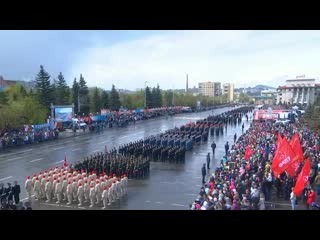 porn 09 05 2017 день победы военный парад в г красноярскпосвящённый 72 й годовщине победы в вов 1941 1945 г г hd