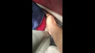 porn ass groped bbw fat egyptian muslim slut in hijab let her hips touch by stranger in bus public touched voyeur hd