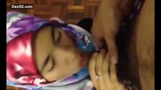 porn young cute hijab wearing asian muslim cumslut sucking dick blowjob eating drinking sperm mouthfuck cum swallow hd