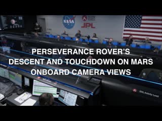 porn perseverance rovers descent and touchdown on mars onboard camera views hd