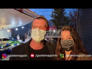 porn кыванч с женой башак после ужина в ресторане steakhouse вечером 15 03 21 hd