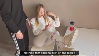 porn insolent girlfriend threw her legs on the table and was fucked for it секс анал минет порно porno hd