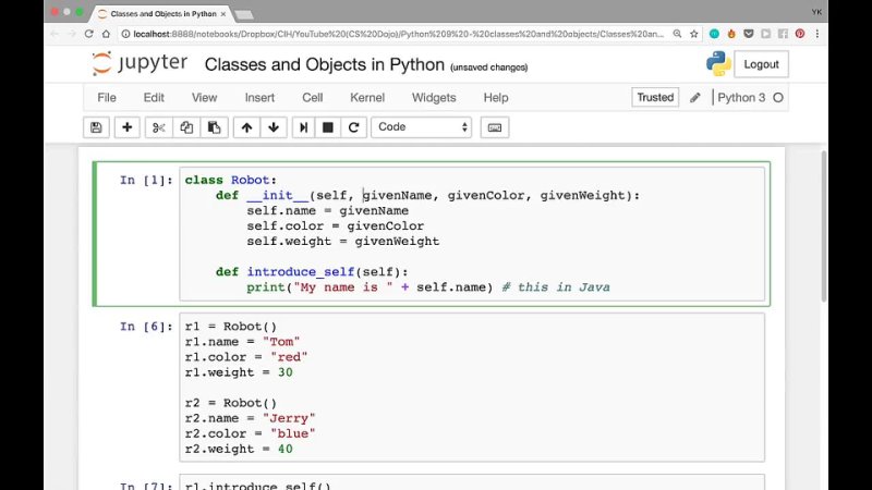 porn cs dojo classes and objects with python part 1 python tutorial 9 hd