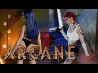 porn vi and caitlyn arcane sexy cosplay music video league of legends hd