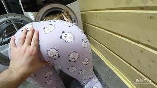 porn сексуальная красотка застряла в стиральной машине и трахнулась anny walker порно sex трах fuck домашнее porno инцест hd