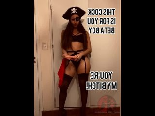 porn хэллоуин здесь и эта пиратка будет тренировать твою задницу своим членом ты боишься неженка шлюха бдсм и фемдом hd