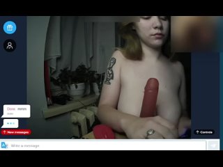 porn милая деушка с огромной грудью развлекается в видеочате omegle чат рулетка вирт virt videochat coomeet перископ porn hd