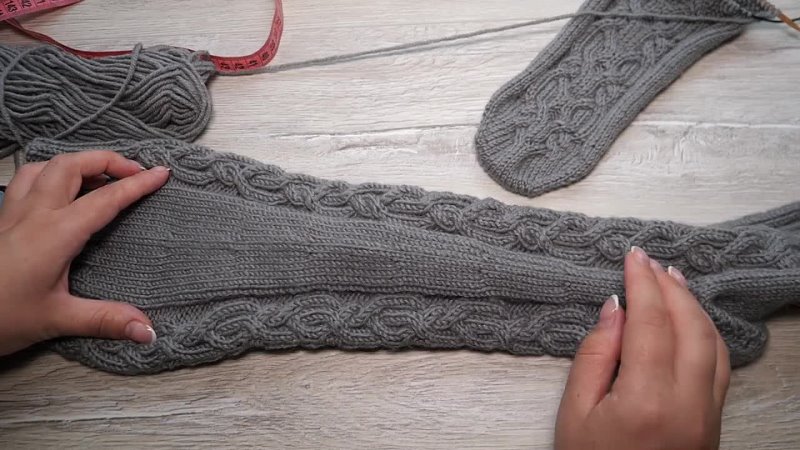 porn носки гольфы вязаные от мыска часть 2 knitted knee high socks part 2 hd