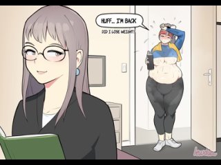 porn rule 34 1futa 1girls animated ball fondling balls big balls big breasts big penis blowjob bottomless breasts brown hd