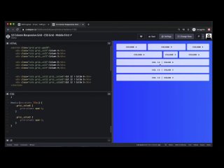 porn 12 column grid with css grid mobile first responsive breakpoints hd