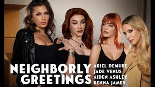 porn kenna james aiden ashley jade venus ariel demure neighborly greetings trans shemale feature lesbian cumshot hd