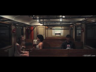porn красивый грубый секс втроем в поезде жмж групповуха hd