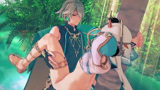 porn ftm tartaglia x al haitham genshin impact by hornybesties hd