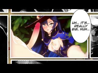 porn fischl x jean x barbara x mona фишль x джинн x барбара x мона genshin impactpart 4 hd