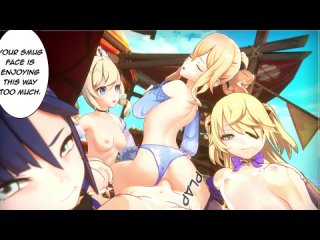porn fischl x jean x barbara x mona фишль x джинн x барбара x мона genshin impactpart 2 hd