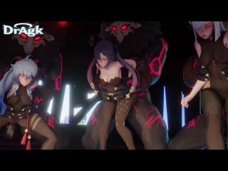 porn ganyu x mona x shenhe гань юй x мона x шэнь хэ genshin impactdragk hd