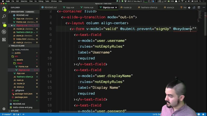 porn build a trello clone with vue jsvuetify js and feathers js part 1 hd