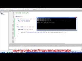 porn c programming for beginners 19 multi dimensional arrays in c hd