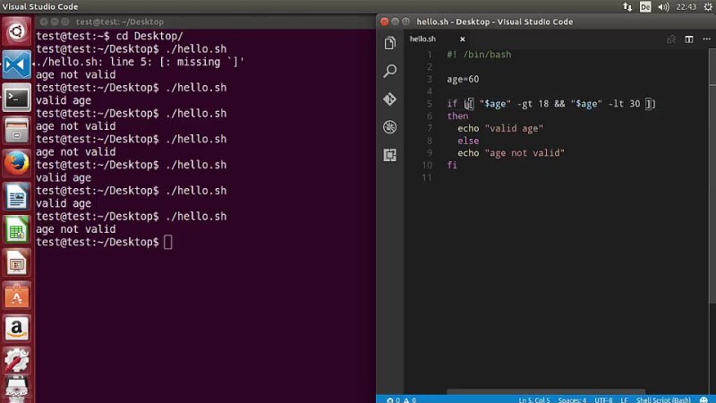 porn shell scripting tutorial for beginners 8 logical and operator hd