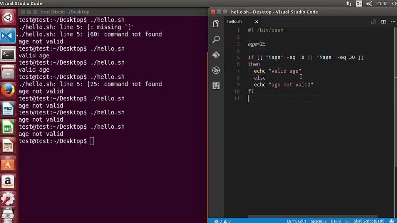 porn shell scripting tutorial for beginners 9 logical or operator hd