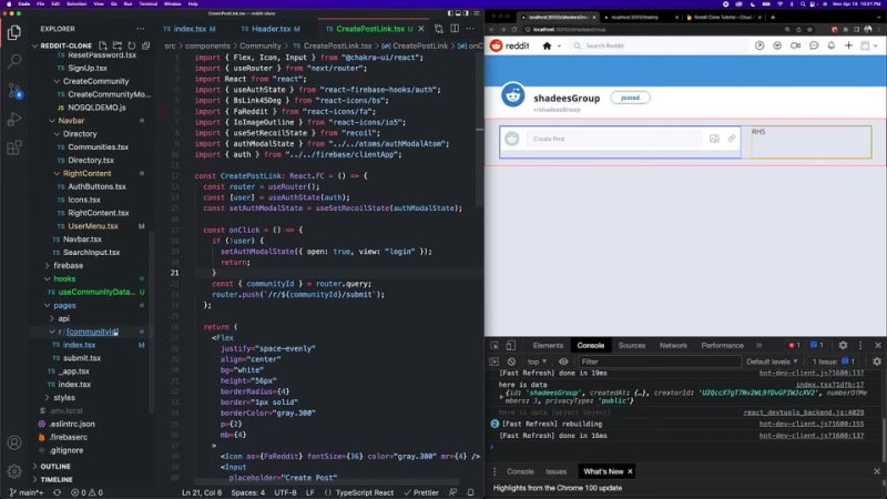 porn code a reddit clone with react next js firebase v9 chakra ui full course hd