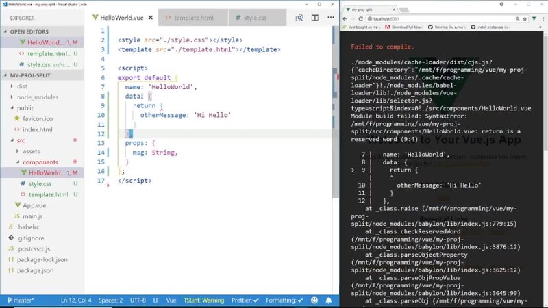 porn quick tip how to split a vue js component into three files hd