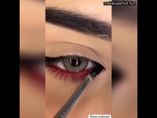 porn легкий в исполнении макияж для нижнего века можно использовать любой цвет molly cosmetics hd