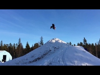 porn daniel bodin lands huge double backflip on a snowmobile hd