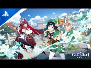 porn genshin impact трейлер обновления 1 4 праздник ветряных цветов ps4 hd