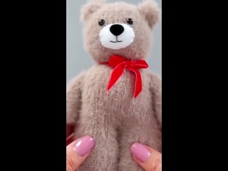 porn как сделать мишку из вязанной перчатки hd