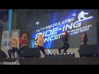 porn 직캠fancam 141227 헬로비너스hellovenus 끈적끈적 비발디파크 라이딩 콘서트 hd