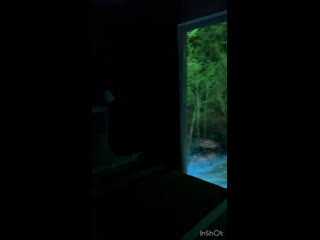 porn спальня с большим панорамным окном hd